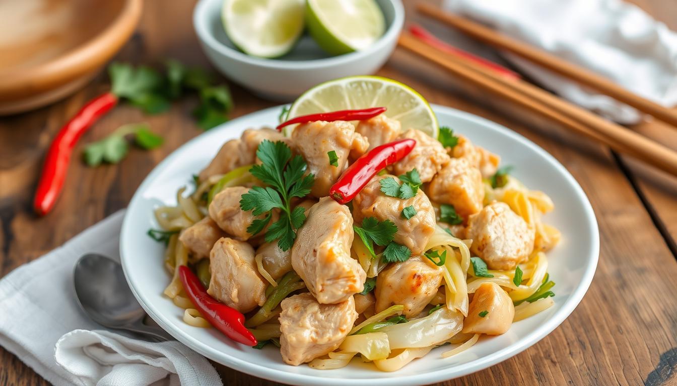Hmong Cabbage and Chicken Recipe